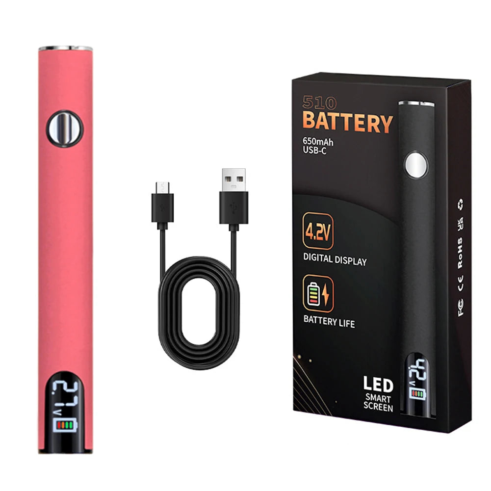 510 Thread Battery Cart Pen 650mAh Battery Digital 510 Electric Soldering Iron Electric Soldering Iron Pen Solder Repair Tools