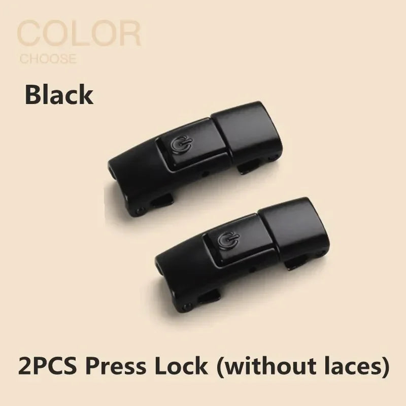 No Tie Shoe Laces Press Lock Shoelaces Without Ties Elastic Laces Sneaker Kids Adult 8MM Widened Flat Shoelace for Shoes