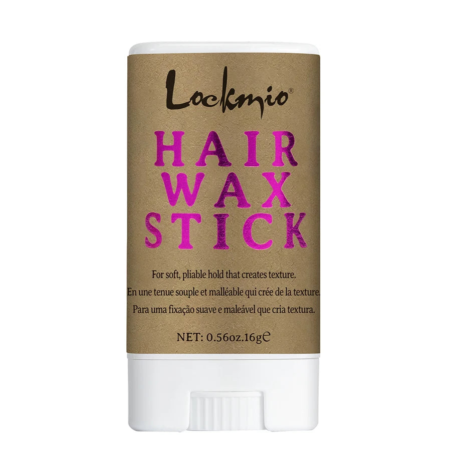 LOCKMIO Women Hair Wax Stick for Wigs Anti-frizz Flyaways Control Styling Wax Long-lasting Smooth Broken Back Hair Pomade Cream
