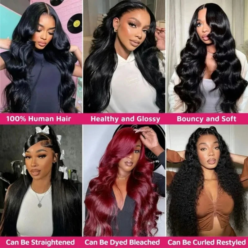 42 Inch Body Wave Bundles Human Hair Natural Black Brazilian Virgin Hair Weave 12A 100% Unprocessed Real Human Hair Extensisons