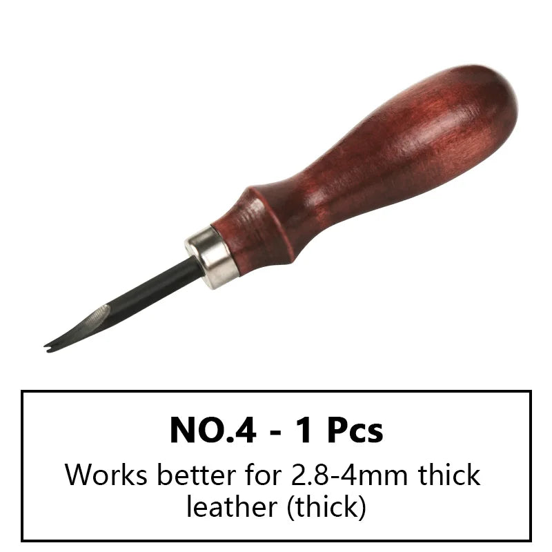 WUTA Sharp Leather Edge Beveler Edge Skiving Polishing Leather Tools DIY Belt Maker High Carbon Steel Leather Craft Beveller