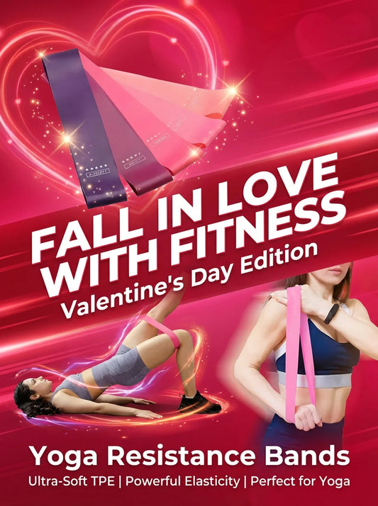Yoga Resistance Band – TPE Material, Soft & High Elasticity, for Yoga & Glute Squats, Durable