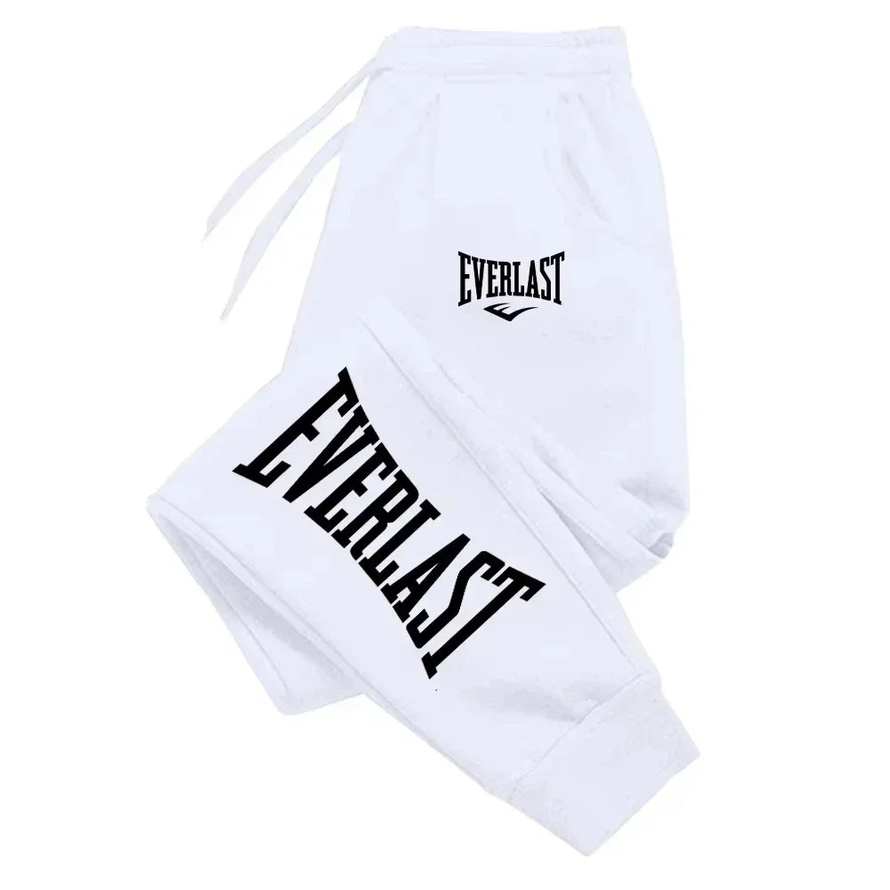 EVERLAST Men Women Jogging Sweatpants Running Trousers Fleece Streetwear Sport Oversized Jogger Sweat Pants 2025 Clothing