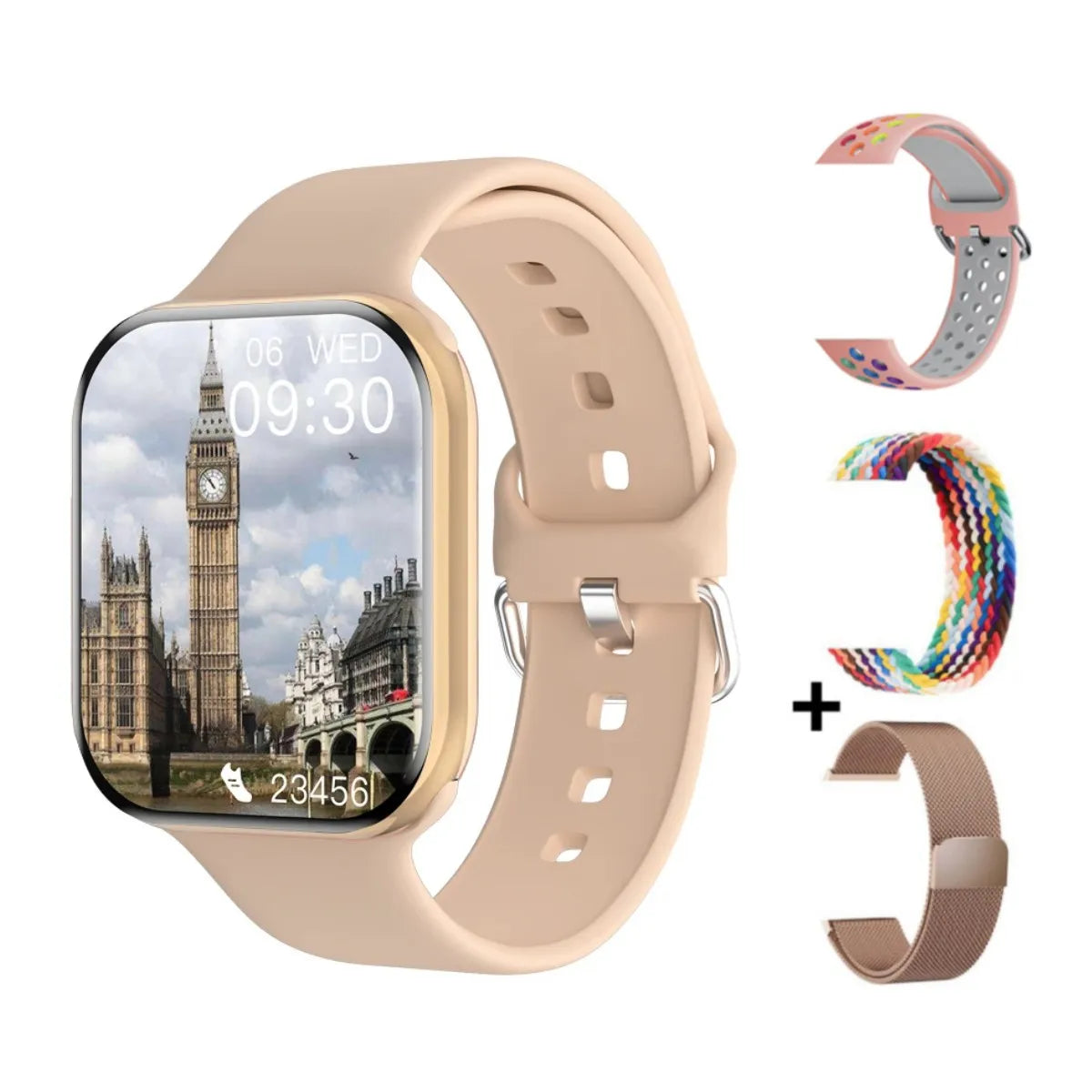 New Watch 10 Smart Watch Men Body Temperature BT Call NFC Always on Display GPS Sport Watches Women Smartwatch For Apple Android