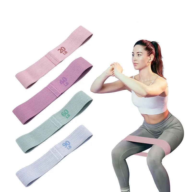 2025 Elastic Resistance Booty Workout Bands Anti-Slip Squat Expander Bands Portable Glute Thigh Elastic Bands Yoga Gym Equipment