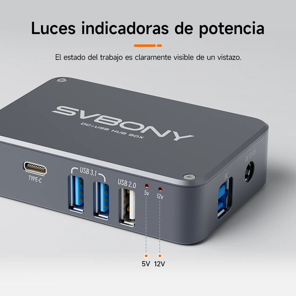 Svbony SV241 Astronomy Micro DC+USB HUB Box USB3.1 High-speed Readout Output & Type-C Interface for Astrophotography