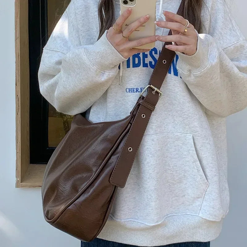 Innovative Mini Bolsos Purse And Handbags Mixture Versatile Vintage Tote Bag Simple Atumn And Winter New Vertical Box Shaped bag