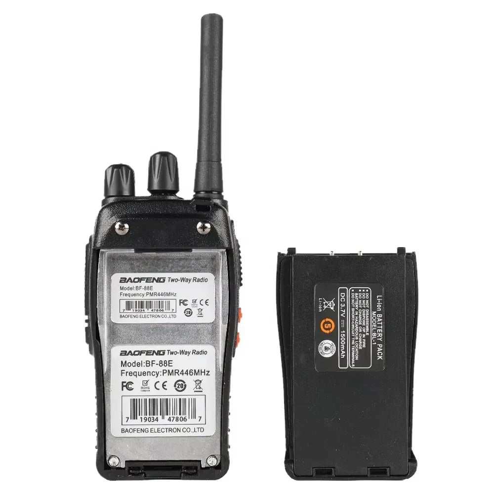 2pcs 6pcs 4pcs Wholesale Original Baofeng BF-88E 5km Long Range Walkie Talkie Two Way Radio Channel 16 self-driving travelling