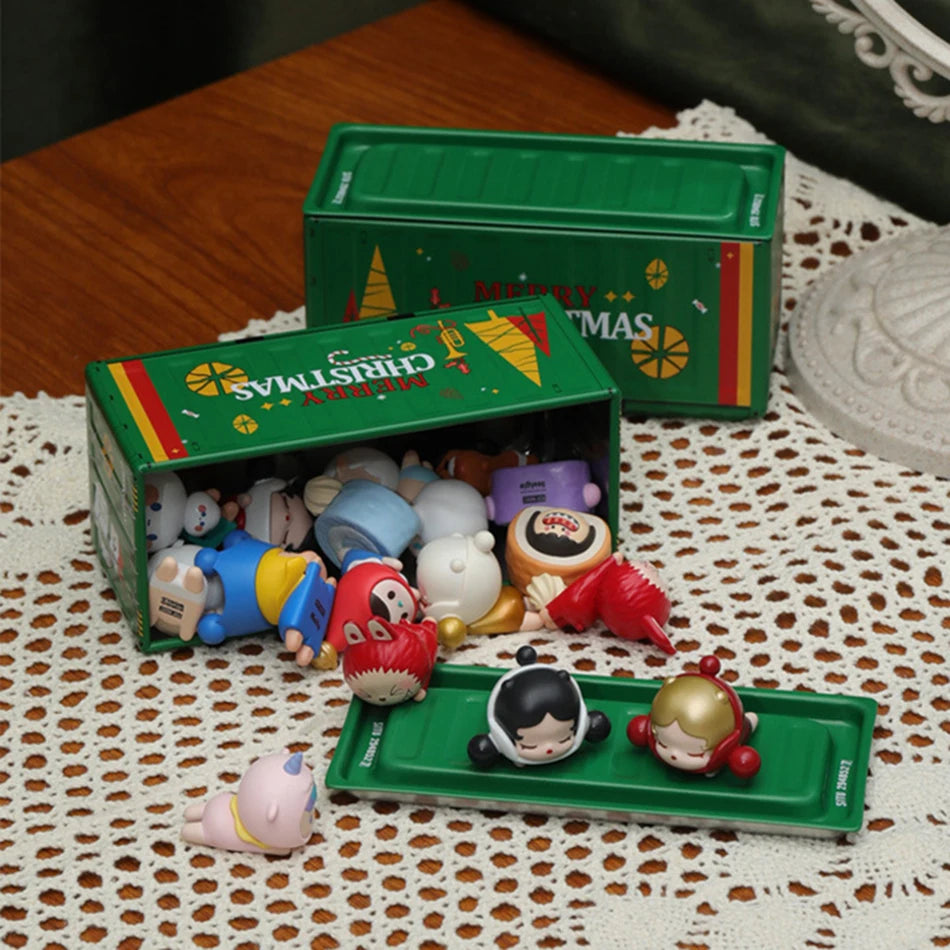 Mini Iron Storage Box Miniature Storage Iron Box Creative Decoration Collect Small Item Desktop Mini Container Model Kids Gifts
