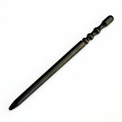 WUTA High Density Ebony Black Wood Leather Edge Burnisher Slicker Leather Craft Tool Polished Grinding Tool-3 Type Available