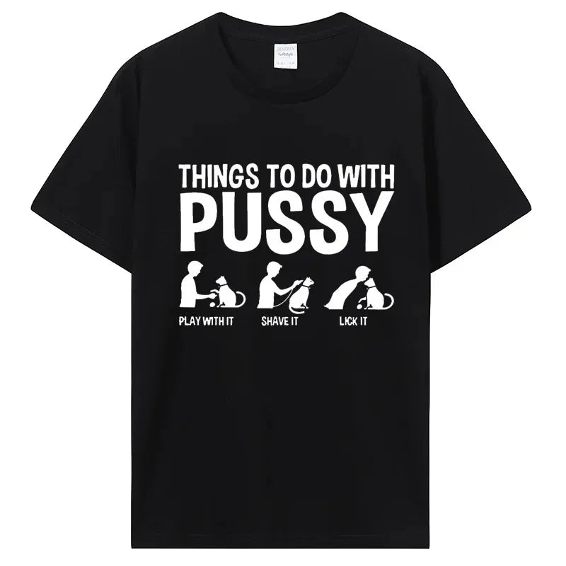 Unisex Funny Cat-Themed T-Shirt! Adorable & playful feline prints that steal the show—perfect for pet families