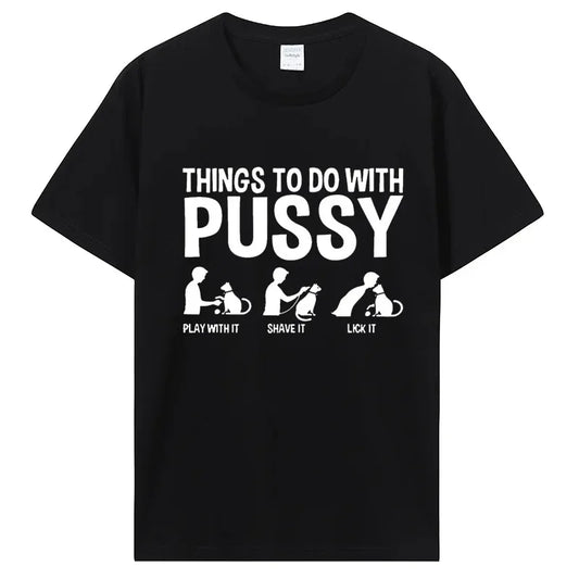 Unisex Funny Cat-Themed T-Shirt! Adorable & playful feline prints that steal the show—perfect for pet families