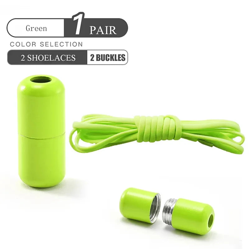 Elastic No Tie Shoelaces Semicircle Shoe Laces for Kids and Adult Sneakers Lazy Shoelace Quick Put on And Take Off Shoe Strings