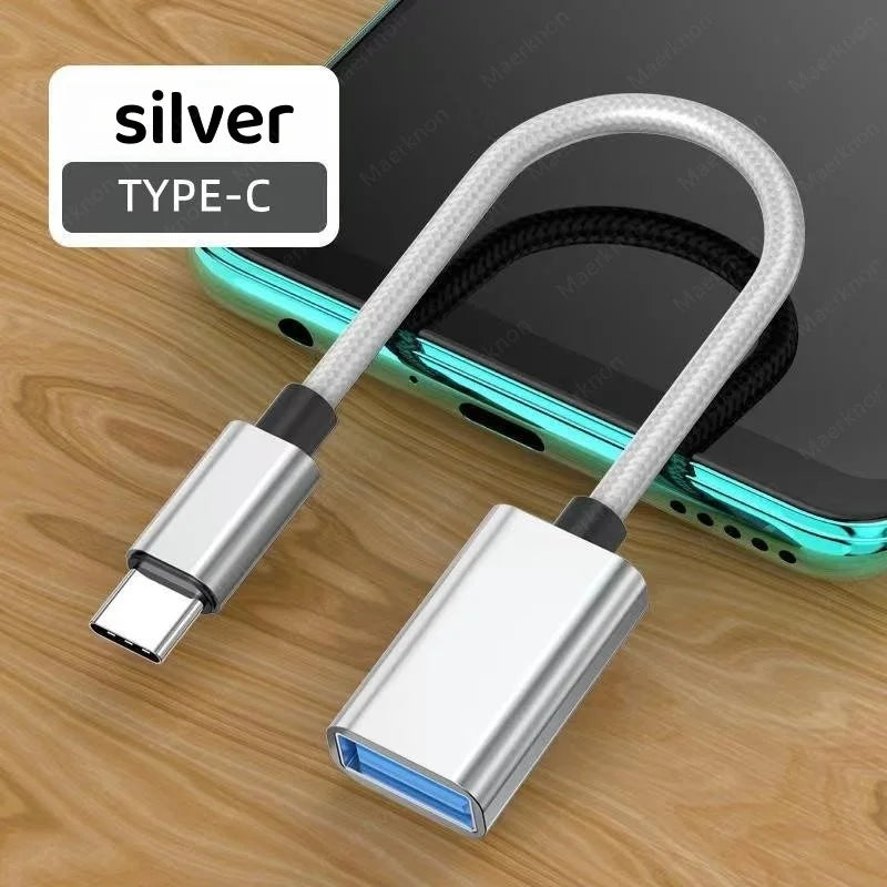 USB 3.0 To Type C OTG Cable Converter For Xiaomi Huawei Oneplus Data Cable Flash Drive Connector USB Adapter Cable Type C Cable