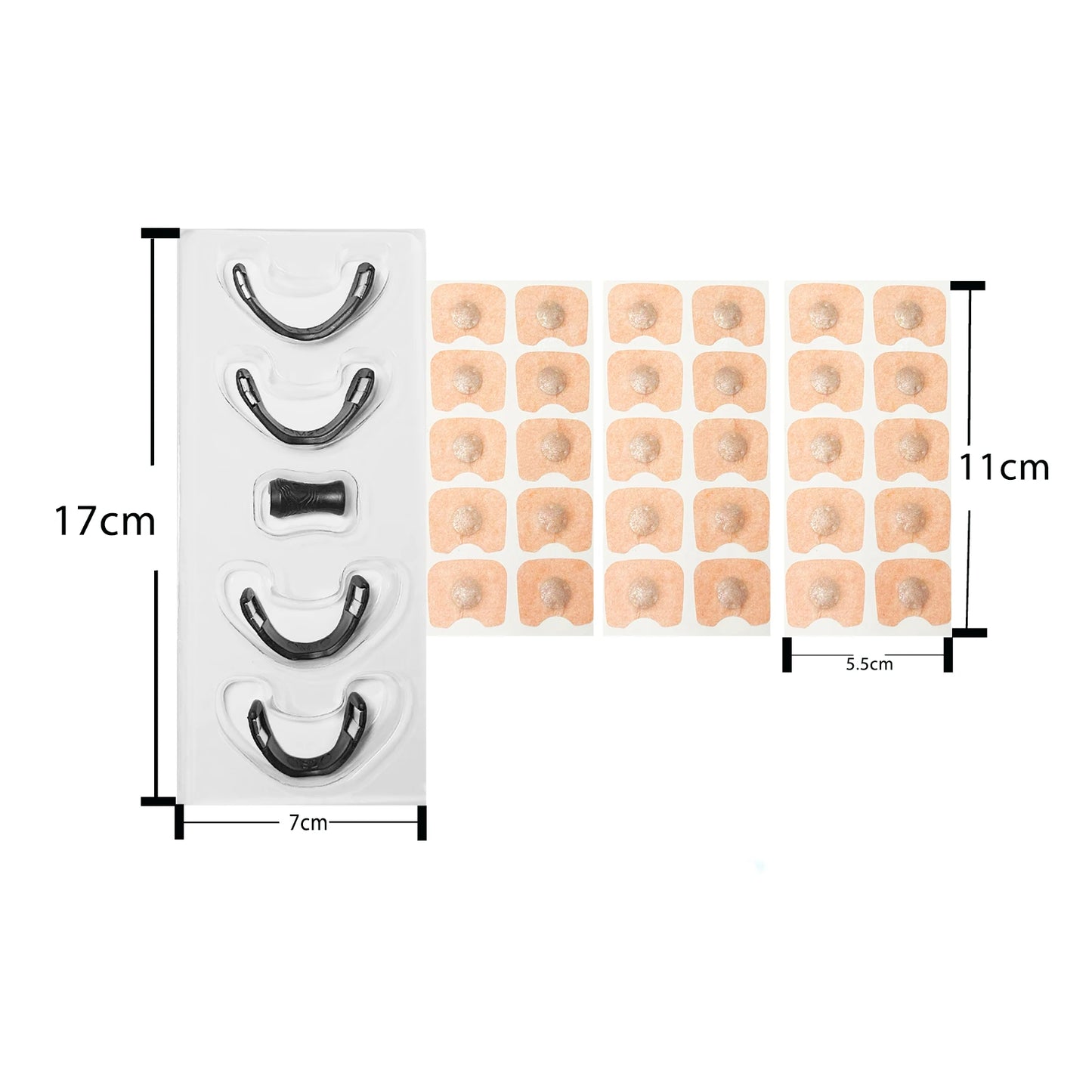 Sport Nasal Breathing Dilator Kits  Sleep Nasal Strips Nose Breathe Better Sleeping Anti Snoring Magnetic Nose Clip Nasal Strips