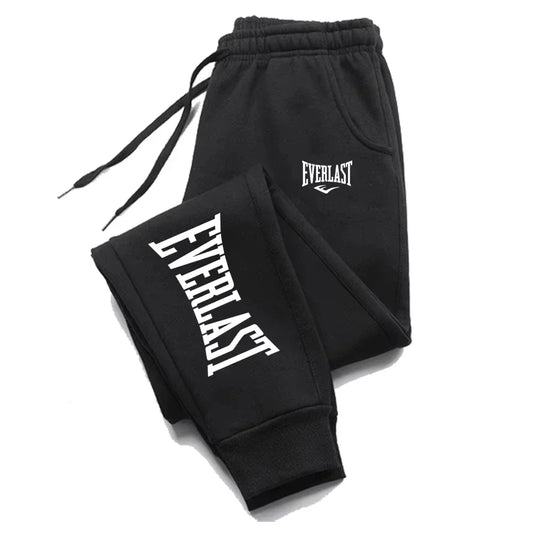 EVERLAST Men Women Jogging Sweatpants Running Trousers Fleece Streetwear Sport Oversized Jogger Sweat Pants 2025 Clothing