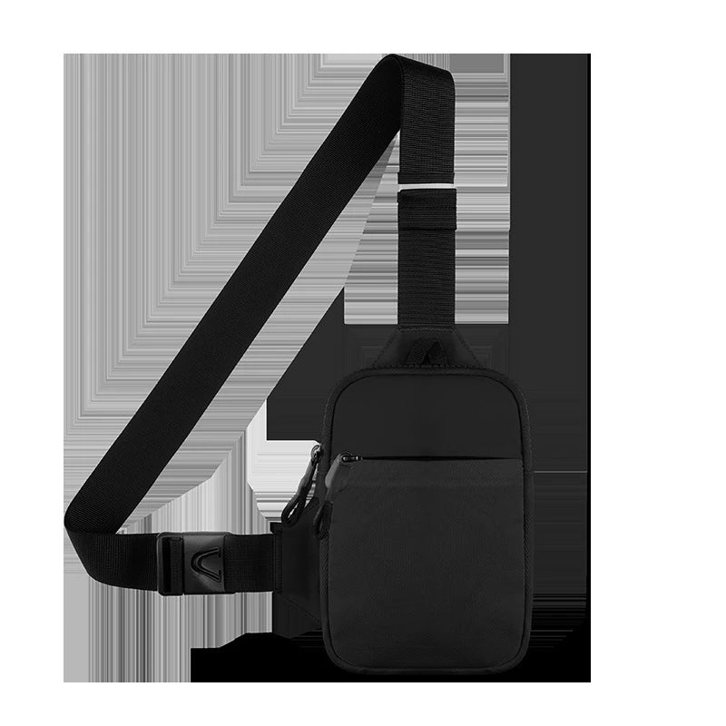 New chest bag for men and women's leisure, fitness, sports, crossbody bag, chest bag, casual men's bag, large capacity bag trend