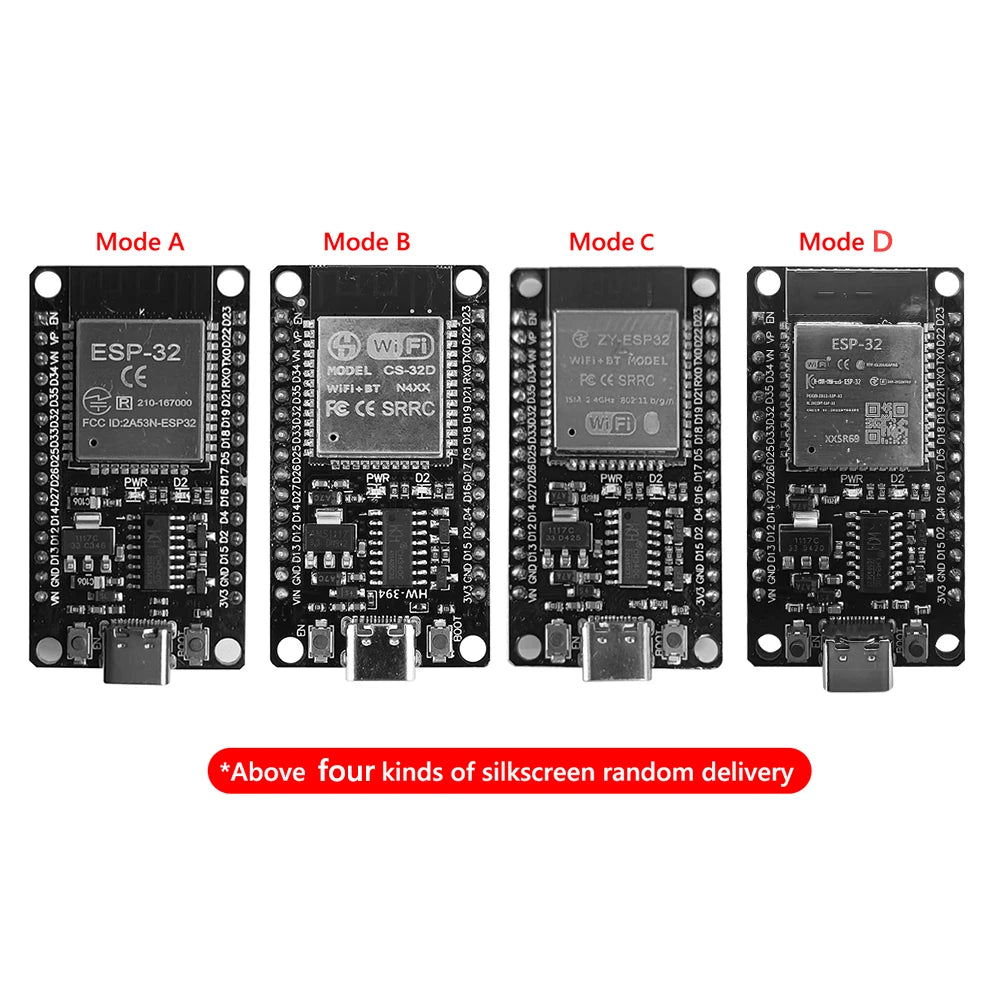 ESP32 ESP 32 Development Board WiFi+Bluetooth Module Ultra-Low Power Consumption Dual Core Micro USB C ESP-32 ESP-32S ESP 32