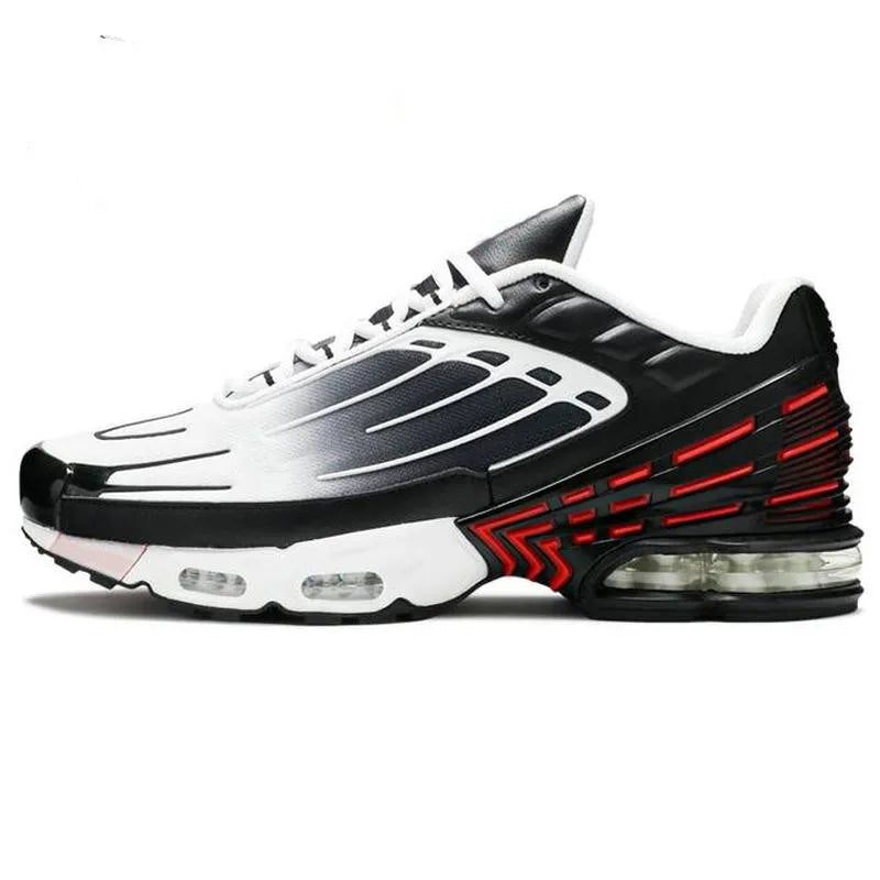 2025 TN PLUS 3 New Silver Black Outdoor Breathable Comfortable Sneakers Women Men Running Shoes 36-46