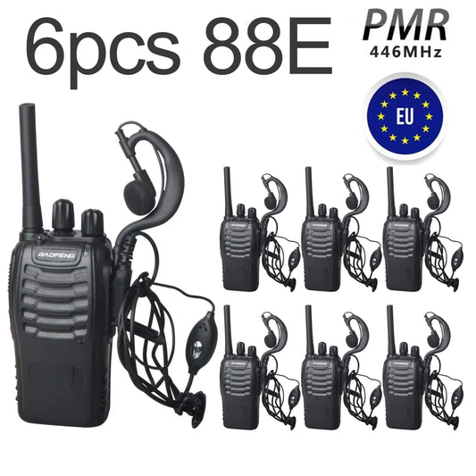 2pcs 6pcs 4pcs Wholesale Original Baofeng BF-88E 5km Long Range Walkie Talkie Two Way Radio Channel 16 self-driving travelling