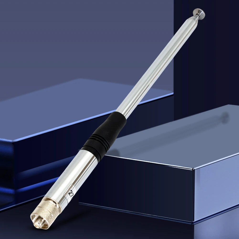 27MHz Telescopic/Rod HT Antennas SMA Female 23cm-130cm Telescopic CB Antenna 2.15dB High Gain for CB Handheld/Portable Radio