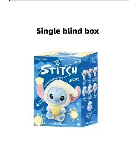 //* Stitch Eat Something Before Sleep Series Blind Box Plush Vinyl Toys Cute Doll Labu V3 Mystery Box Bag Pendant Decor Gift